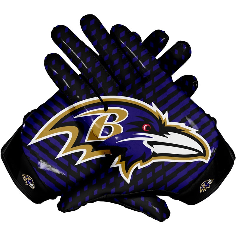 Baltimore Ravens Football Gloves