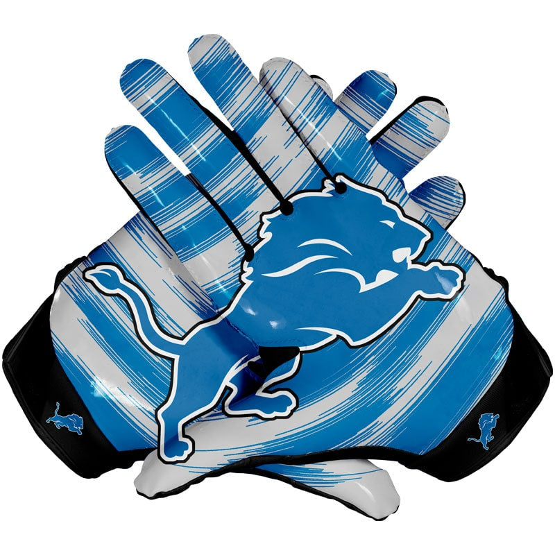 detroit lions football gloves