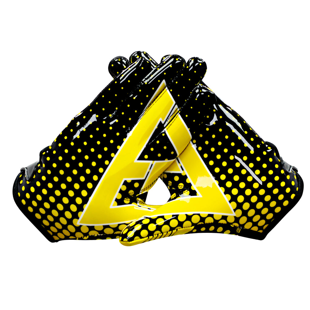Smiley Youth Football Gloves - NFL Gloves - Wide Receiver Gloves