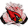 Pair of Arizona Cardinals NFL football gloves featuring team logo and colors, designed for fans and athletes, with a secure fit and durable grip.