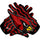 Pair of Arizona Cardinals NFL football gloves featuring team logo and colors, designed for fans and athletes, with a secure fit and durable grip.
