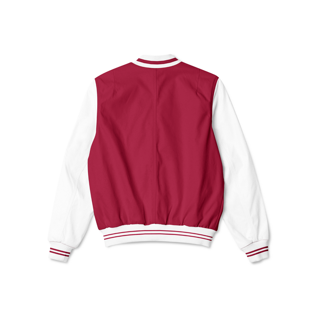 Stylish Arizona Cardinals bomber jacket with front zipper, ribbed cuffs, and soft inner lining for casual streetwear style.