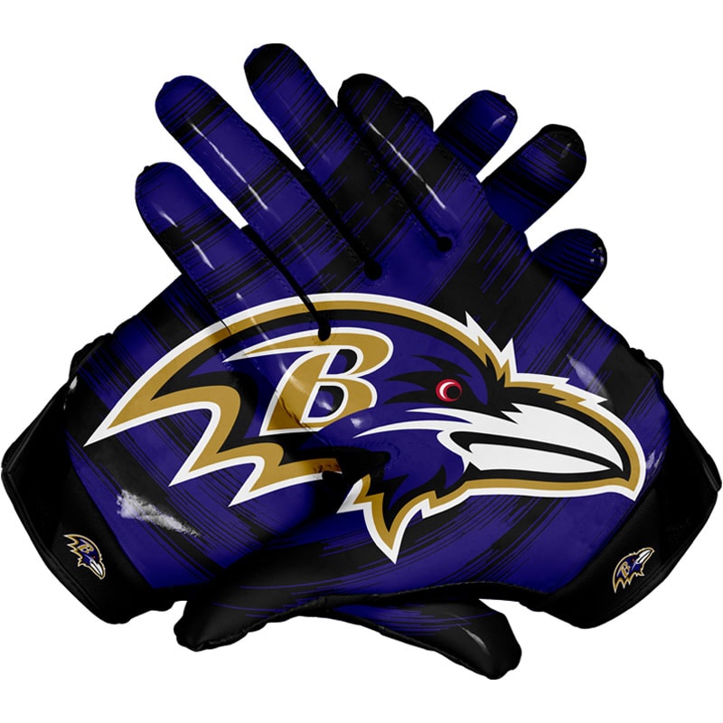 Baltimore Ravens Football Gloves - Eternity Gears