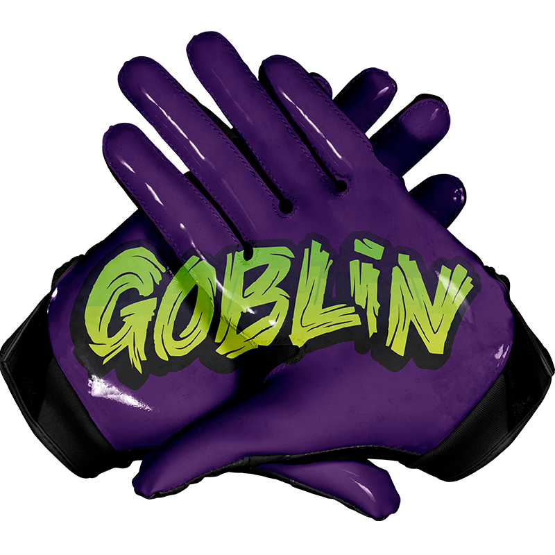 green, green goblin, goblin, nfl, football, gloves, football gloves