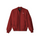Stylish men’s maroon bomber jacket with front zipper, ribbed cuffs, and soft inner lining for casual streetwear style.