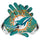 Miami Dolphins Football Gloves