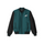 Stylish Philadelphia Eagles bomber jacket with front zipper, ribbed cuffs, and soft inner lining for casual streetwear style.